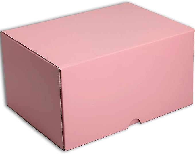 11x6x6 inches Small Shipping Boxes Set of 20 - Pink Mailer Corrugated Cardboard Boxes for Shipping Packaging Mailing Products
