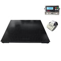 Liberty Industrial Floor Scale with Indicator & Printer, Accurate Digital 60" x 60" Pallet Scales for Warehouse or Shipping Weighing | 1000 lbs x 0.2 lbs