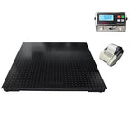 Liberty Industrial Floor Scale with Indicator & Printer, Accurate Digital 60" x 60" Pallet Scales for Warehouse or Shipping Weighing | 1000 lbs x 0.2 lbs