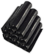 Black LDPE Coreless Trash Bags - 1 Pallet of 80 Cases, 8000 Bags Total - 43"x47" - 1.3 mil - Black - 434713MBLKLDTL - AssurePak