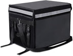 TooCust Insulated Bags For Food Delivery 16.5" x 11.4" x 11.8", Commercial Insulated Food Delivery Bag w/Divider, Waterproof & Foldable Catering Bag Food Deliveries, Delivery Pizza Bags 10 Inches