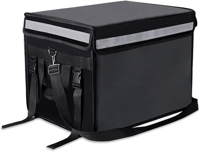 TooCust Insulated Bags For Food Delivery XXL 19.7" x 15" x 15", Commercial Insulated Food Delivery Bag w/Divider, Waterproof & Foldable Catering Bag Food Deliveries, Delivery Pizza Bags 14 Inches