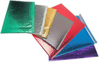 GGR Supplies Metallic Bubble Padded Envelope Mailers, 7.5 X 11 Inches, Waterproof Ultra Resistant Ideal For Packing, Shipping, and Storing. Pack of 25 (Purple)