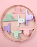 4PCS Extra Large Binder Clips Metal Bulldog Clips Large Paper Clamps Holder Chip Clips for Home School Office Drawing Bag 4inch