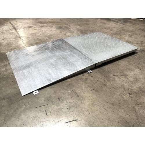 Liberty Scales Galvanized NTEP Heavy Duty Industrial 48" x 48" Floor Scale Accurate Digital Pallet Scales for Warehouse or Shipping Weighing (1000 Ibs x 0.2 Ib)