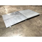 Galvanized NTEP Heavy Duty Industrial 48" x 48" Floor Scale Accurate Digital Pallet Scales for Warehouse or Shipping Weighing (2500 Ibs x 0.5 Ib)