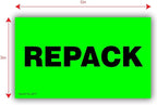 Kenco 3" X 5" Repack Fluorescent Shipping Label Stickers for Shipping and Packing - 500 Adhesive Labels Per Roll (5 Pack)