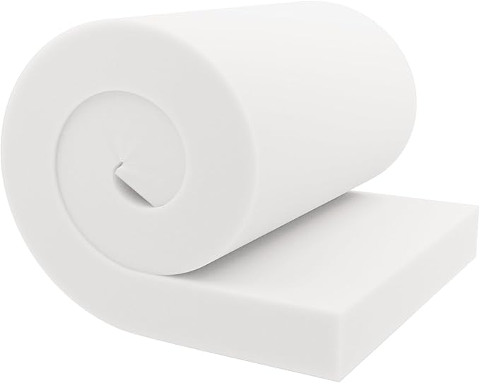 GoTo Foam 4" Height x 36" Width x 72" Length 44ILD (Firm) Upholstery Cushion Made in USA