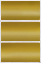 Royal Green 4" inch x 2" inch Sticker Rectangular Metallic Gold Labels (102 mm x 51 mm) - 300 Pack