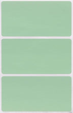 Royal Green Rectangular Stickers Color-Coding Labels for Organizing, Moving, and Storage Boxes 4" x 2" Stickers to Write On Name Tags, 150-Pack (Pastel Green)