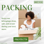 Tree House Packing Paper for Moving – 25lbs - 500 Newsprint Packing Paper Sheets – 24” x 30” Paper for Packing Dishes, Shipping, and Moving Supplies – Recyclable Movers’ Paper – Made in USA