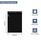 KKBESTPACK 50 Large Poly Mailers 10x13 Shipping Bags for Small Business – Self Sealing Package Envelopes Black