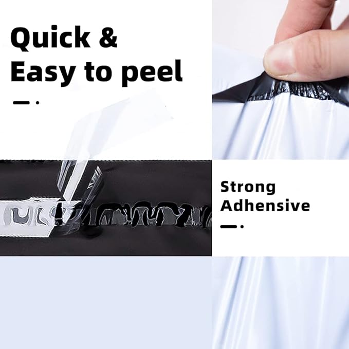 POLYSELLS 100 Pcs 14.5x19 Inch Poly Mailers Shipping Envelopes, Strong Adhesive Sealing, Waterproof, and Tear-resistant Postal Mailing Bags for Clothing, Books, and Accessories