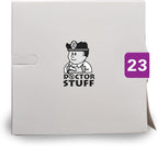 2023 Year Stickers, Doctor Stuff 2023 Chart Stickers, Purple Colored, Medical Arts Press Style, USA Made Year Labels for End Tab File Folders, 500/Roll, 1 Roll, 3/4" x 1-1/2"
