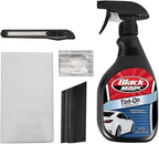 Rvinyl Window Tint Kit Compatible with Ford Edge 2007-2014 in Black - Spray Bottle, Razor Blade, Conqueror Squeegee, Micro Fiber Cloth