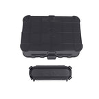 RESTMO 5-Piece Outdoor Waterproof Electrical Box Set – 12.5" x 8.5" x 5" Large & 7.1" x 2.3" x 2.3" Small, Weatherproof Boxes for Power Strip, Outlet, Plug, Socket, Timer, Holiday Light, Gray
