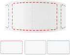 500 Removable Freezer Labels, 2x3 inches Water Oil Waterproof Stickers to Write on for Bottles Canning Containers Jars Pantry Organization Paper Name Clothes Tags Box Storage Bins Daycare, 3 Color