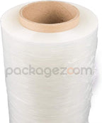 PackageZoom 256 Rolls 15" x 1500 Ft Stretch Wrap Heavy Duty, 55 Gauge High Performance Stretch Film Replaces 80 Gauge Low Films, Clear Hand Stretch Wrap