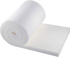 Cushion Sheet Upholstery Foam High Density Foam Padding Seat Replacement Upholstery Wrap Sponge Padding for Cushions Chairs Packing Storage and Shipping(79 x 16 x 2 Inch,White)