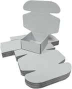 10 Pcs 9.8 x 9.8 x 4 inches Large Size Corrugated Cardboard Gift Boxes Recyclable Shipping Boxes for Mailing & Holidays, Wedding, Birthday, Gifts Packaging (Gray, 9.8 x 9.8 x 4")