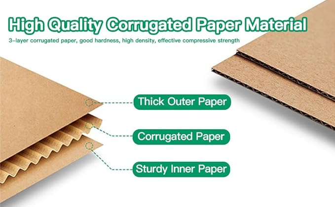 4x4x2 Inch Small Shipping Boxes Pack of 100, Brown Corrugated Cardboard Mailer Boxes for Packing Mailing Small Business Gift Packing