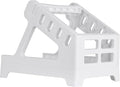 Eujgoov 2 in 1 Label Holder, 20 x 15.6 x 13.4cm Plastic Desktop Label Printers Shipping Thermal Labels