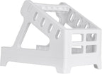 Eujgoov 2 in 1 Label Holder, 20 x 15.6 x 13.4cm Plastic Desktop Label Printers Shipping Thermal Labels