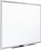 Quartet Magnetic Dry Erase White Board, 3' x 2 Whiteboard, Nano-Clean Surface Resists Ink Stains, Silver Aluminum Frame (SM533)