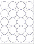 NextDayLabels - Laser/Ink Jet White Labels (2" Round for None Bleed Printing - 20 Per Page | 10,000 Labels)