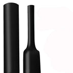 XHF Diameter 1-1/2 Inch (39mm) 3:1 Waterproof 1.5" Heat Shrink Tubing Marine Grade Wire Cable Adhesive Lined Tube Insulation Seal Against Moisture Corrosion and Air Leakage, 4 Ft Black