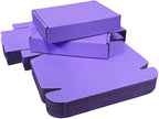 50 Pcs 10.6 x 6.5 x 2 inches Shipping Boxes for Small Business Cardboard Corrugated Mailer Boxes for Shipping Packaging Holidays Craft Gifts Giving Products (Lavender, 10.6 x 6.5 x 2")
