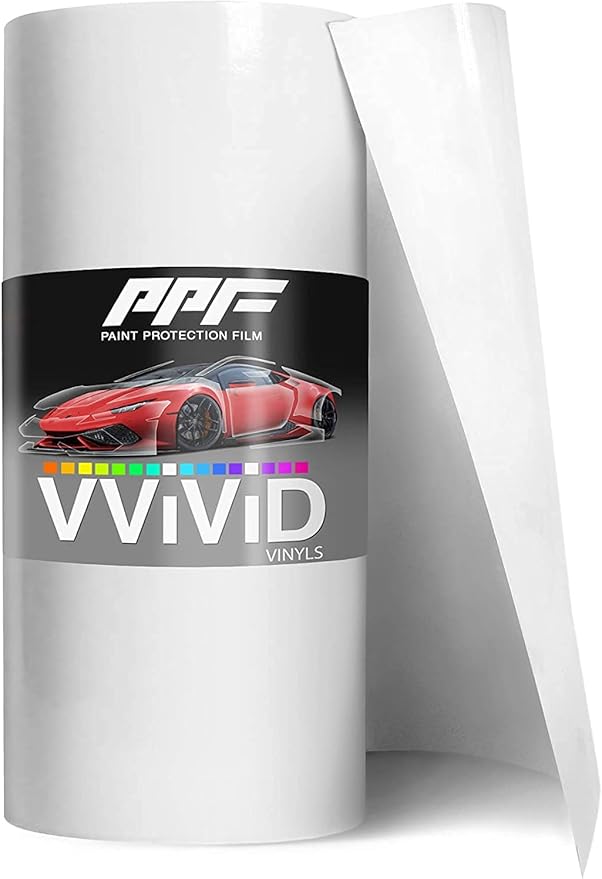 VViViD Clear Gloss Paint Protection Film 20 Foot x 54 Inch Self Healing Wrap Guard