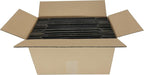 6x4x2'' Small Shipping Boxes 25 Pack, Black Corrugated Cardboard Literature Mailers, Mailing Packaging Supplies for Small Business (BK642-25)