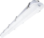JTT LED Vapor Tight Light 60W/50W/40W 7800lm (180W Eq.), Waterproof LED Outdoor Shop Light 6000K/5000K/4000K IP65 Vapor Proof Fixture for Parking Garage Car Wash Warehouse ETL Listed