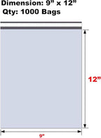 iMBAPrice 1000 - 9x12 Premium Matte Finish White Poly Mailers Envelopes Bags (iMBA-3PM-1000)