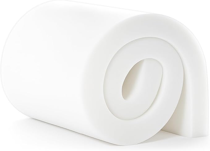 2pack Upholstery Foam 1 * 24 * 72, High Density Foam Pad,Suitable for Mattress Padding, Bench Cushions, and Sofa Cushion Replacements