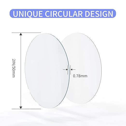 30PCS Double Sided Adhesive Pads for Mounting, 2in Two Sided Pre-Cut Circle Tape, Sticky Tack Double Sided Tape for Walls Hanging, 2 Sided Nano Wall Mount Heavy Duty Removable Clear 50mm