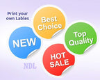 NextDayLabels – 1.66 Inch Round Labels - Round Sticker Labels for Printer - Matte White Blank Laser/Inkjet Printer Labels - Circle Stickers Printable Labels (100 Sheets, 24 Per Sheet, 2400 Labels)
