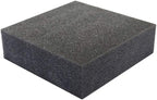 FoamRush 2" x 26" x 26" Charcoal High Density Upholstery Foam Cushion, Upholstery Sheet, Foam Padding, Seat Replacement, Wheelchair Seat & Chair Cushion Replacement, Square, Made in USA