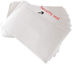 SJPACK 4000 7.5" x 5.5" Clear Adhesive Top Loading Packing List/Label Envelopes Pouches