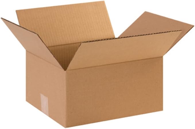 Secure Seal - 12x10x6 Pack of 25 Corrugated Cardboard Packing Shipping Mailing Moving Carton Boxes