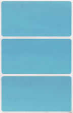 4" x 2" Blank Stickers to Write On Name Tags Color-Coding Labels for Moving, and Storage Boxes, 324 Labels (Light Blue) by Royal Green