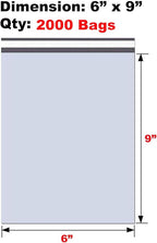 iMBAPrice 2000 - 6X9 Premium Matte Finish White Poly Mailers Envelopes Bags (iMBA-1PM-2000)