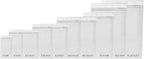 200-Pack Waterproof Poly Bubble Mailers 8.5 x 12 - Thick, Durable, Instant Seal Envelopes with Strong Adhesive - Pacron Protective Shipping Mailers for Jewelry, Cosmetics, SD Cards, USB Cables