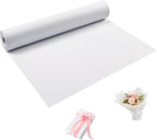 White Wrapping Paper Roll 24"x 2400" Craft Paper Roll for Drawing Painting Art Supplies, White Paper for Easel Poster Bulletin Board, Kraft Paper Roll for Packing Moving, Gift Wrapping