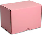 8x6x6 inches Small Shipping Boxes Set of 25 - Pink Mailer Corrugated Cardboard Boxes for Shipping Packaging Mailing Products