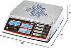 VisionTechShop TVC-6 Counting Scale for Parts and Coins, Lb/Kg Switchable, 6lb Capacity, 0.0002lb Readability