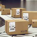OausTect 4x6 Shipping Label 8000 Fanfold Labels for Rollo, Zebra Direct Thermal Printer, with Perforations - 8 Stack (8 Stack/8000 Labels)