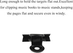 HAHIYO 1.25inch Black Bulldog Clips Metal File Hinge Binder Clips Clamps Save Space Strong Spring Jaws Rock Solid Grip Book Lay Flat Deburred Edge for Hang Photos Wall Grid Dog Food 20PCS