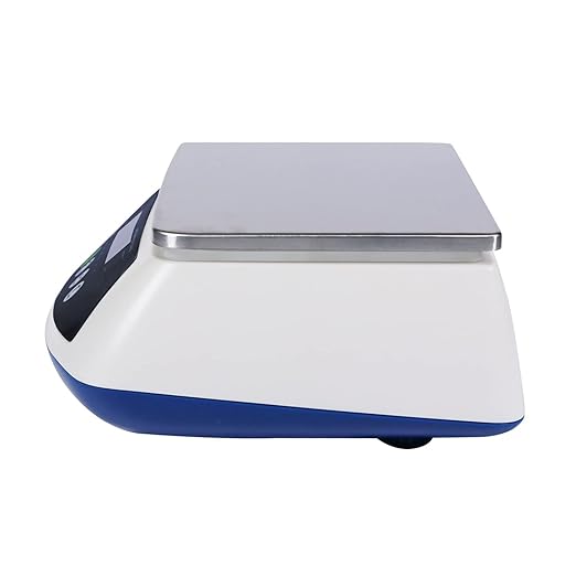 U.S. Solid Waterproof Bench Scale - IP68 Water-Repellent Digital Compact Bench Platform Scale, 3 kg x 0.1 g (6.6 lb x 0.0002 lb)